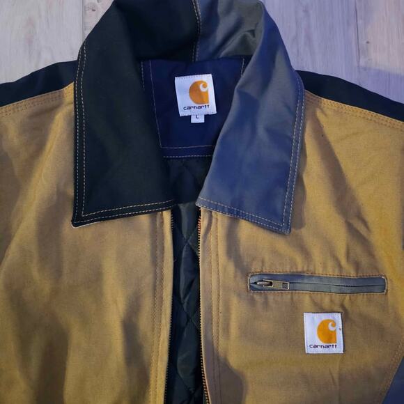 Carhartt Rework Multi-Color Patchwork Detroit Jacket - Picture 6 of 9